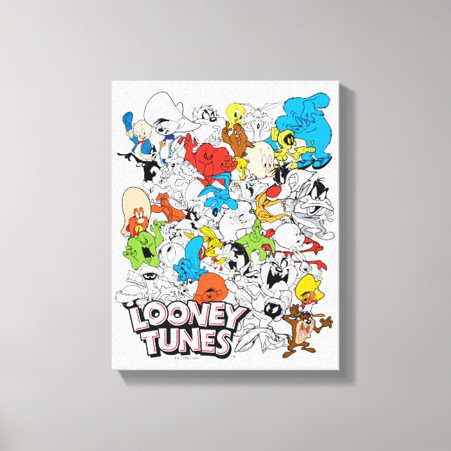 Lienzo LOONEY TUNES™ Color Pop Pattern (Anverso)