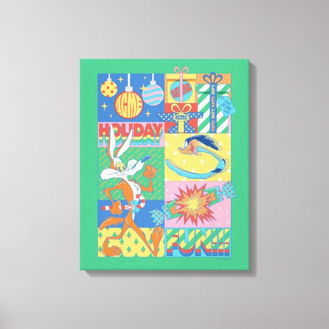 Lienzo LOONEY TUNES™ | Diversión de vacaciones (Anverso)