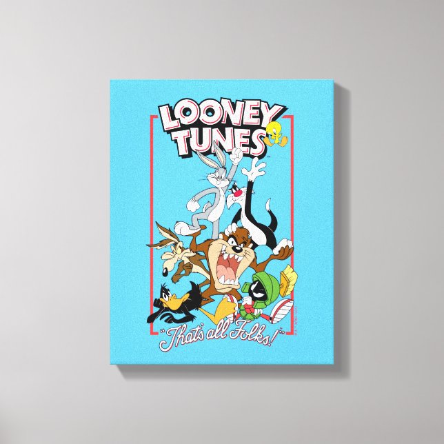 LIENZO LOONEY TUNES™ "ESO ES TODO GRUPO!™" (Anverso)