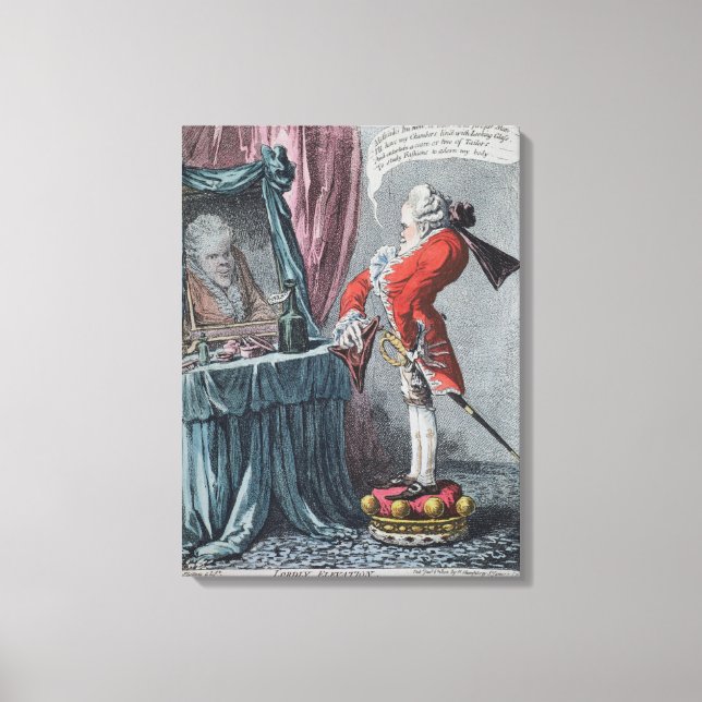 Lienzo Lordly Elevation, pub. por Hannah Humphrey, 1802 (Anverso)