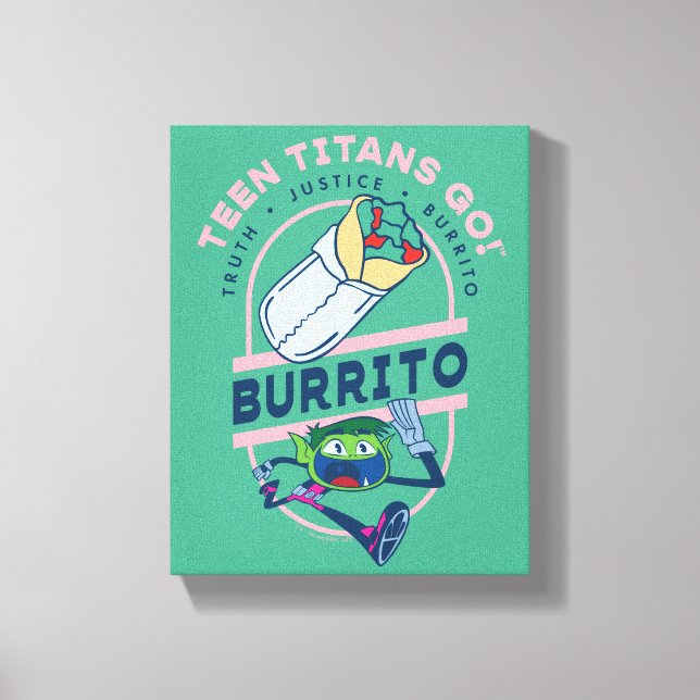 Lienzo ¡Los adolescentes se van! Bestia "Burrito de justi (Anverso)