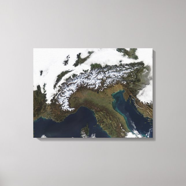 Lienzo Los Alpes 2 (Anverso)