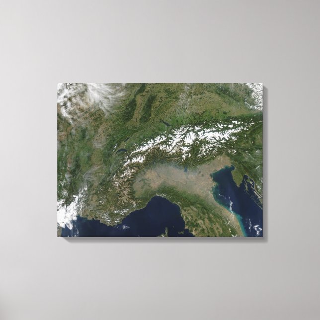Lienzo Los Alpes 2 (Anverso)