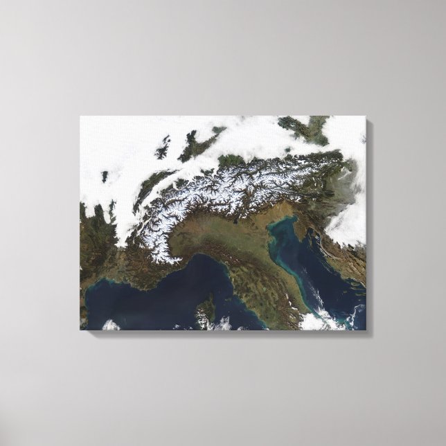 Lienzo Los Alpes 4 (Anverso)