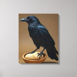 Lienzo Los amantes del cacahuete Crow-Raven Canvas Wall A