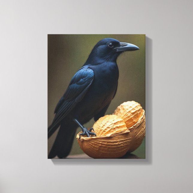 Lienzo Los amantes del cacahuete Crow-Raven Canvas Wall A (Anverso)