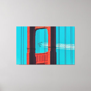 Lienzo Los ángeles azules