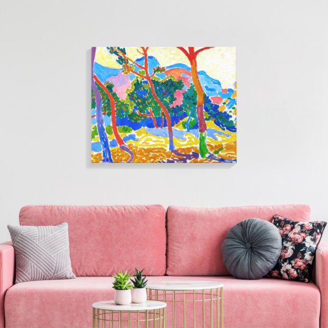 Lienzo Los árboles | Andre Derain | (Insitu (Sala de estar))