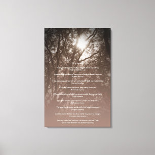 Lienzo Los árboles que brillan intensamente "lo hacen de