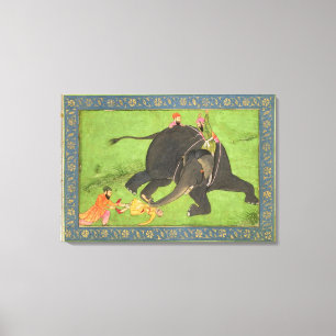 Lienzo Los asistentes rescatan a un hombre caido de un