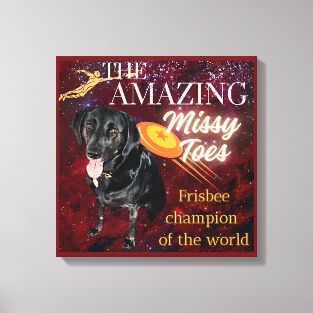 Lienzo los asombrosos dedos del pie de la miopía (Anverso)