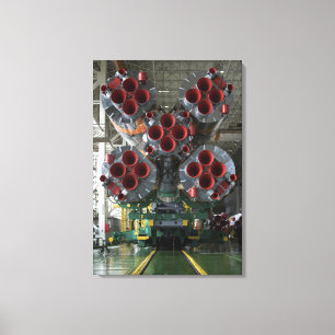 Lienzo Los aumentadores de presión de la nave espacial d