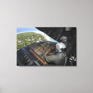 Lienzo Los aviadores eliminan una plataforma de las