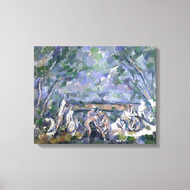 Lienzo Los bañistas, 1902-06 (Anverso)