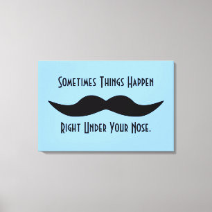 Lienzo Los bigotes suceden