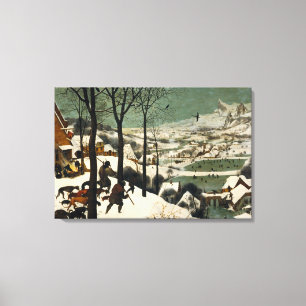 Lienzo Los Cazadores en la Nieve Pieter Bruegel