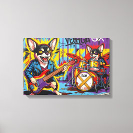 LIENZO LOS CHIHUAHUAS 11