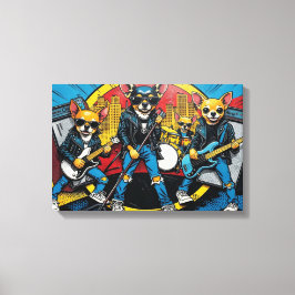 LIENZO LOS CHIHUAHUAS 3
