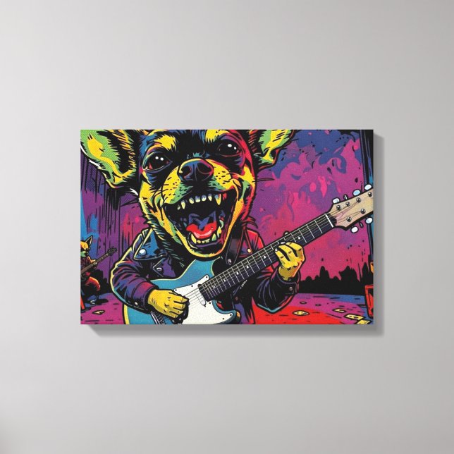 LIENZO LOS CHIHUAHUAS 9 (Anverso)