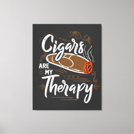 Lienzo Los cigarros únicos son mis ofertas de terapia