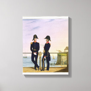 Lienzo Los cirujanos, platean 6 del 'traje de la marina