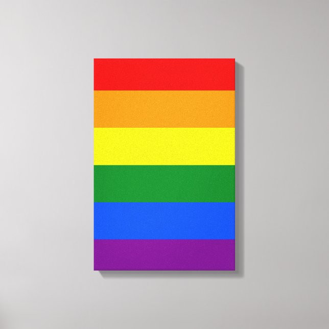 Lienzo Los colores del arcoiris (Anverso)