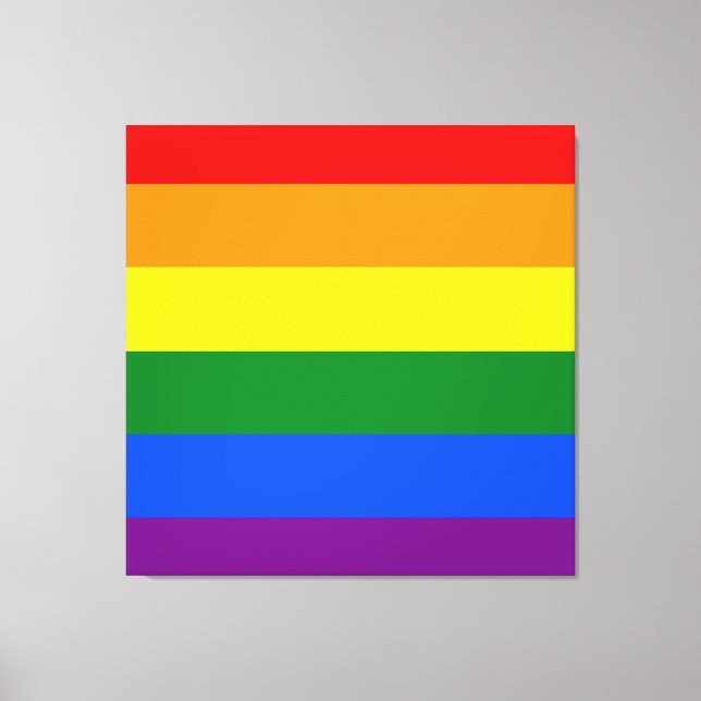 Lienzo Los colores del arcoiris (Anverso)