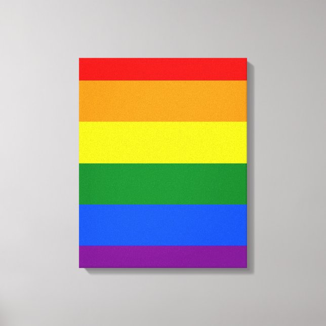 Lienzo Los colores del arcoiris (Anverso)