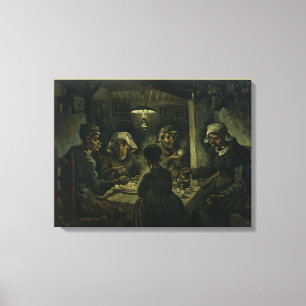 Lienzo Los comedores de papa por Vincent Van Gogh