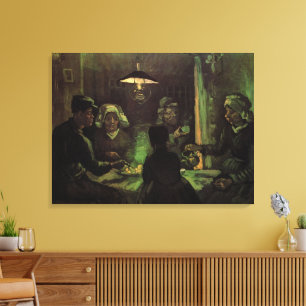 Lienzo Los comedores de patatas por Vincent van Gogh