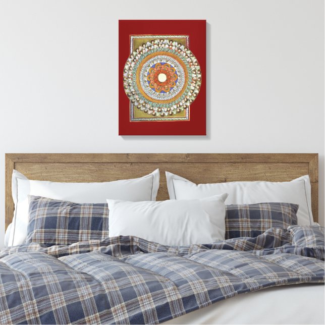 Lienzo Los Coros de Ángeles (Hildegard von Bingen) (Insitu(Dormitorio))
