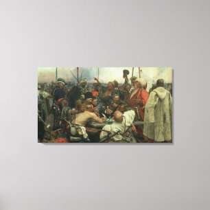 Lienzo Los Cossacks de Zaporozhye