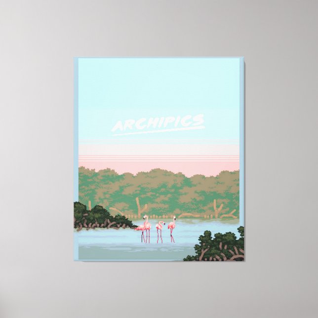 Lienzo Los cuatro amantes divertidos de Famingo | Flaming (Anverso)