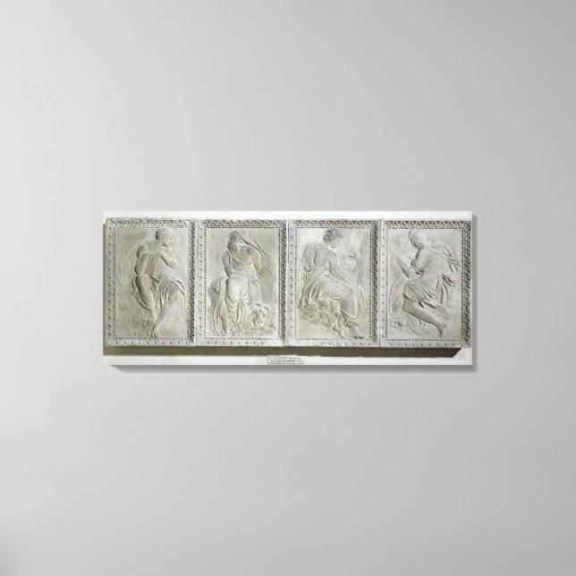 Lienzo Los cuatro evangelistas (Anverso)