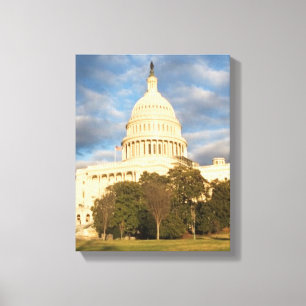Lienzo Los E.E.U.U., Washington DC, edificio del