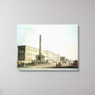 Lienzo Los edificios de los escritores, Calcutta, platean