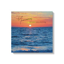 Los ejercicios son nuevos cada mañana hermoso aman