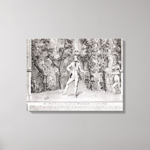 Lienzo Los funcionamientos del famoso