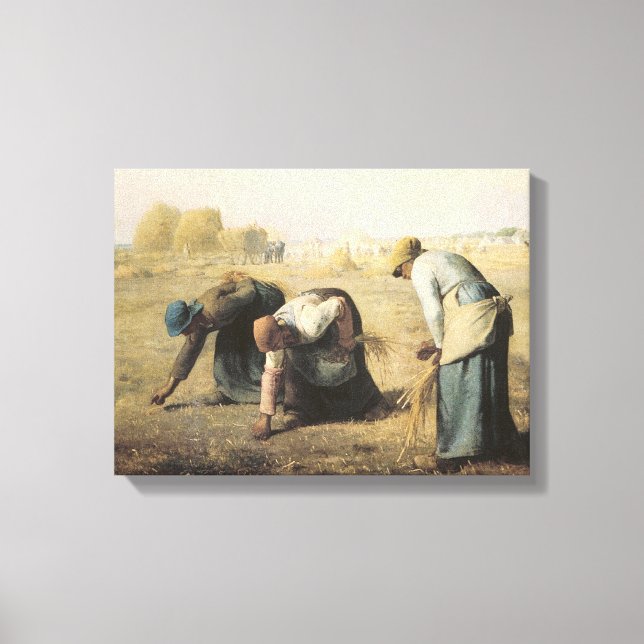 Lienzo Los Gleaners, 1857 (Anverso)