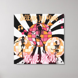 Lienzo Los graciosos esqueletos solo quieren que se estir