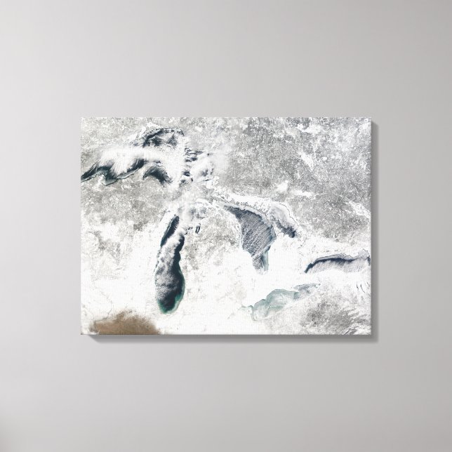 Lienzo Los Grandes Lagos 2 (Anverso)