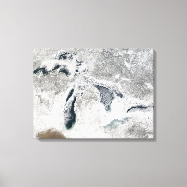 Lienzo Los Grandes Lagos 2 (Anverso)