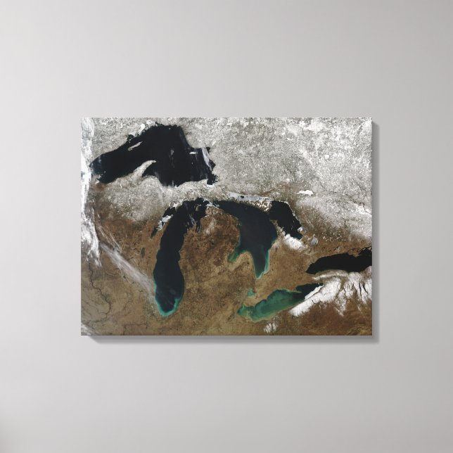 Lienzo Los Grandes Lagos 3 (Anverso)