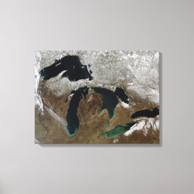 Lienzo Los Grandes Lagos 3 (Anverso)