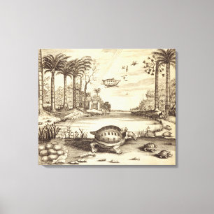 Lienzo Los huevos de la tortuga que tramaban, de "China