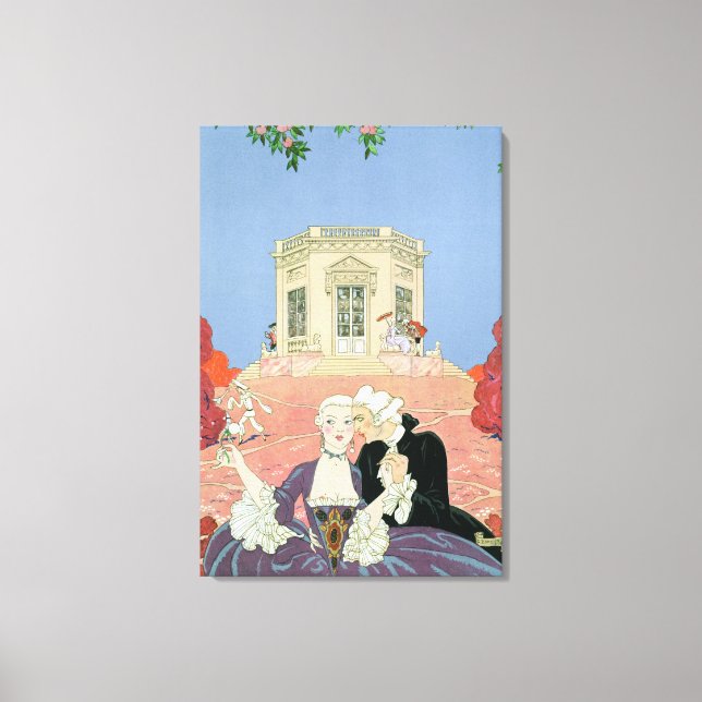 Lienzo Los Indolentes, el ilustracion para las "Fetes Gal (Anverso)