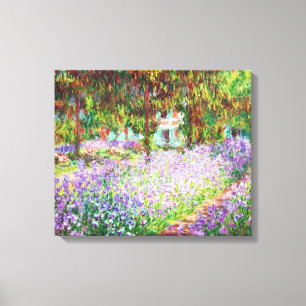 Lienzo Los irlandeses en el jardín de Monet Claude Monet