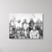 Los jefes indios lakota que se reunieron con los g