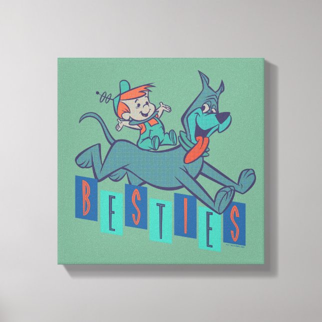 Lienzo Los Jetsons | Elroy & Astro Besties (Anverso)