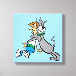Lienzo Los Jetsons   George y Astro Hug